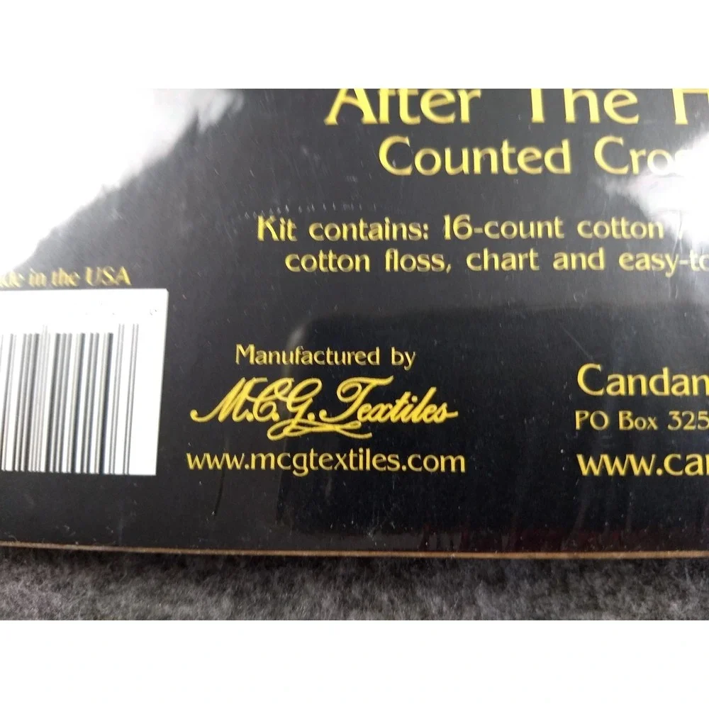 Candamar Designs Gold Collection Counted Cross Stitch Kit After The‎ Harvest NEW